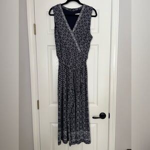 Sandra Darren wide leg sleeveless jumpsuit